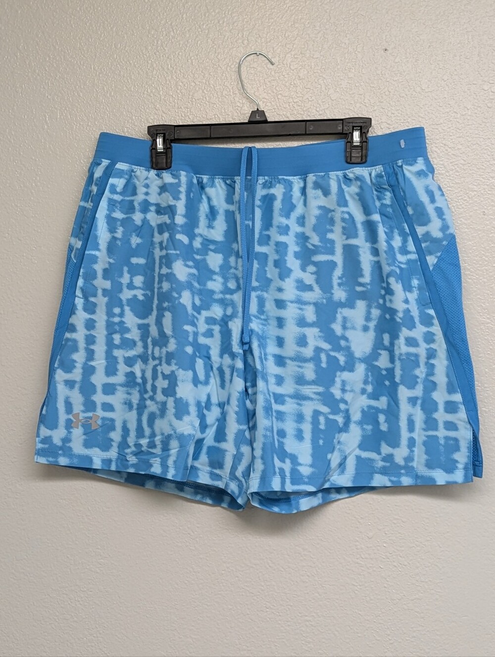 Under Armour Light Blue Tie-Dye Swim Trunks
